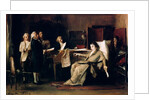 Mozart directing his Requiem on his deathbed by Mihaly Munkacsy
