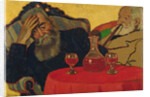 My Father with Uncle Piacsek Drinking Red Wine, 1907 by Jozsef Rippl-Ronai