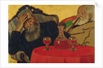 My Father with Uncle Piacsek Drinking Red Wine, 1907 by Jozsef Rippl-Ronai