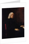Portrait of Franz Liszt 1886 by Mihaly Munkacsy