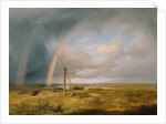Well Against a Rainbow, 19th century by Karoly I Marko