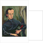 Portrait of Lasjos Kassak by Tihonyi Lajos