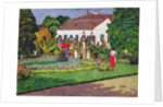 Manor House in Kertvelyes, 1907 by Jozsef Rippl-Ronai