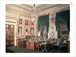 The Study of Alexander III at Gatchina Palace, c.1881 by Eduard Hau
