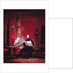 Tsarevich Alexander and his wife Maria Alexandrovna, 1845 by School Russian