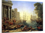 Seaport with the Embarkation of St. Ursula, 1641 by Claude Lorrain (1600-82)