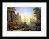 Seaport with the Embarkation of St. Ursula, 1641 by Claude Lorrain (1600-82)