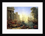 Seaport with the Embarkation of St. Ursula, 1641 by Claude Lorrain (1600-82)