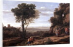 Landscape with David at the Cave of Abdullam, 1658 by Claude Lorrain