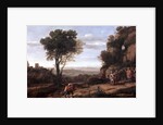 Landscape with David at the Cave of Abdullam, 1658 by Claude Lorrain