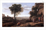 Landscape with David at the Cave of Abdullam, 1658 by Claude Lorrain