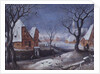 Winter Landscape with Fowlers by Adriaen van Stalbemt