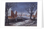 Winter Landscape with Fowlers by Adriaen van Stalbemt