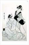 Two Female Figures by Kitagawa Utamaro