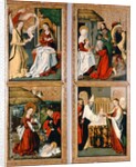 The Annunciation, the Birth of Christ, the Adoration of the Magi and the Presentation in the Temple from the Szepeshely Altarpiece, 1480-90 by Hungarian School