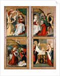 The Annunciation, the Birth of Christ, the Adoration of the Magi and the Presentation in the Temple from the Szepeshely Altarpiece, 1480-90 by Hungarian School