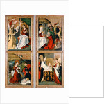 The Annunciation, the Birth of Christ, the Adoration of the Magi and the Presentation in the Temple from the Szepeshely Altarpiece, 1480-90 by Hungarian School