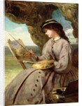 The Fair Amateur, 1862 by Abraham Solomon