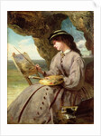 The Fair Amateur, 1862 by Abraham Solomon