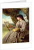 The Fair Amateur, 1862 by Abraham Solomon