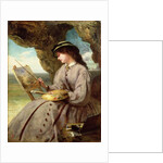 The Fair Amateur, 1862 by Abraham Solomon