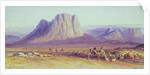The Camel Train, Condessi, Mount Sinai, 1848 by Edward Lear