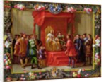 Peter IV, King of Aragon being visited by Guillaume-Raymond Moncada by Jan van & Primo Luigi Kessel