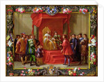 Peter IV, King of Aragon being visited by Guillaume-Raymond Moncada by Jan van & Primo Luigi Kessel