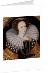 Portrait of a Lady with a Large Ruff, an Armillary Sphere in the Background by English School