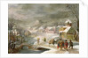 A Winter Landscape with Travellers on a Path by Denys van Alsloot