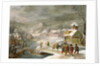 A Winter Landscape with Travellers on a Path by Denys van Alsloot