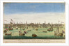 A General View of the Port and Town of Amsterdam, engraving by D.G. Hucquier, 16th century by Dutch School