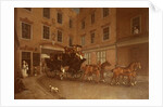 The Departure of the Diligence from Southampton by English School