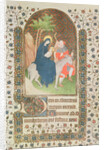 Flight into Egypt, French, 14th century by French School