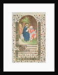 Flight into Egypt, French, 14th century by French School