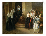 The Masked Ball, c.1870 by Henri Victor Deveria