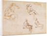 Figure Studies for a Man by Michelangelo Buonarroti