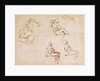 Figure Studies for a Man by Michelangelo Buonarroti