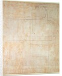 A ground plan of a Chapel, 1490-1564 by Michelangelo Buonarroti