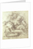 Figures Study for the Lamentation Over the Dead Christ, 1530 by Michelangelo Buonarroti