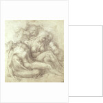 Figures Study for the Lamentation Over the Dead Christ, 1530 by Michelangelo Buonarroti