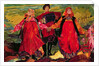 Russian Peasants Singing by Filipp Andreevic Maljavin