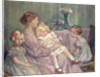 Madame van de Velde and her Children, 1903 by Theo van Rysselberghe
