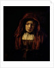 Portrait of an Old Woman by Rembrandt Harmensz. van Rijn