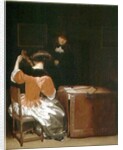 Music Lesson by Gerard ter Borch or Terborch