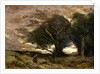 Gust of Wind, 1866 by Jean Baptiste Camille Corot