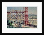 The Construction of the Sacre Coeur, c.1900 by Maximilien Luce