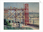 The Construction of the Sacre Coeur, c.1900 by Maximilien Luce
