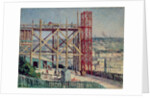 The Construction of the Sacre Coeur, c.1900 by Maximilien Luce