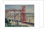 The Construction of the Sacre Coeur, c.1900 by Maximilien Luce